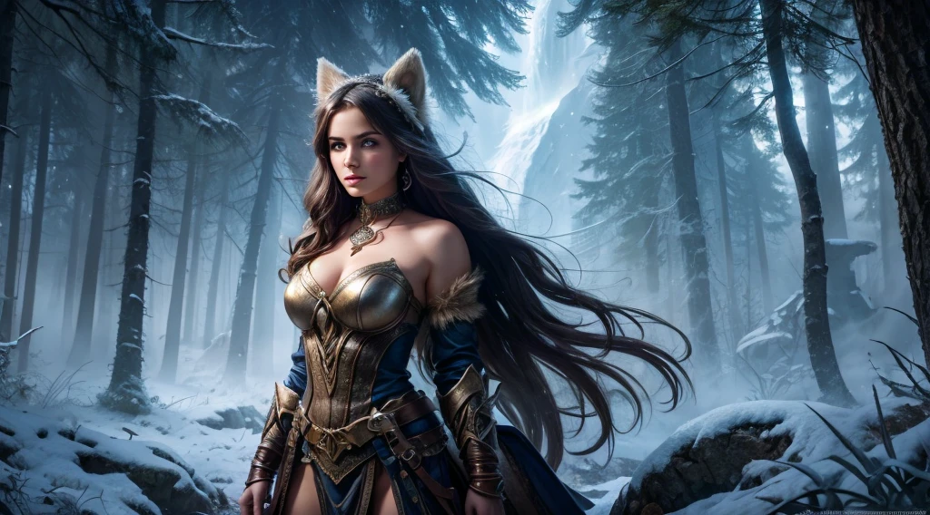 SeaArt Bot
Txt2Img
Default
04:46:48
A full body shot of a super realistic human girl like a movistar with furry ear muffs for winter and a snow covered forest, finely detaild light bright blue eyes, whit bulky wavy super long hair, epic fantasy art style hd, fantasy art style, hyperrealistic fantasy art, epic fantasy art style, fairy girl, wide shot of very beautiful fairy, trending digital fantasy art, digital fantasy art ), realistic and detailistic fantasy artwork, beautiful fantasy art portrait, fantasy art portrait, detailed fantasy digital art, beautiful fantasy portrait, wide backround, full shot of girl