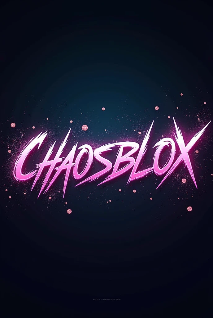 Generate me some nice letters that say chaosblox