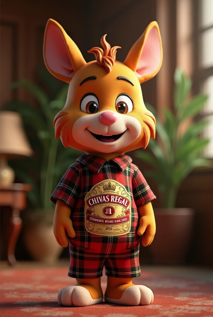 Chivas whiskey shaped mascot


