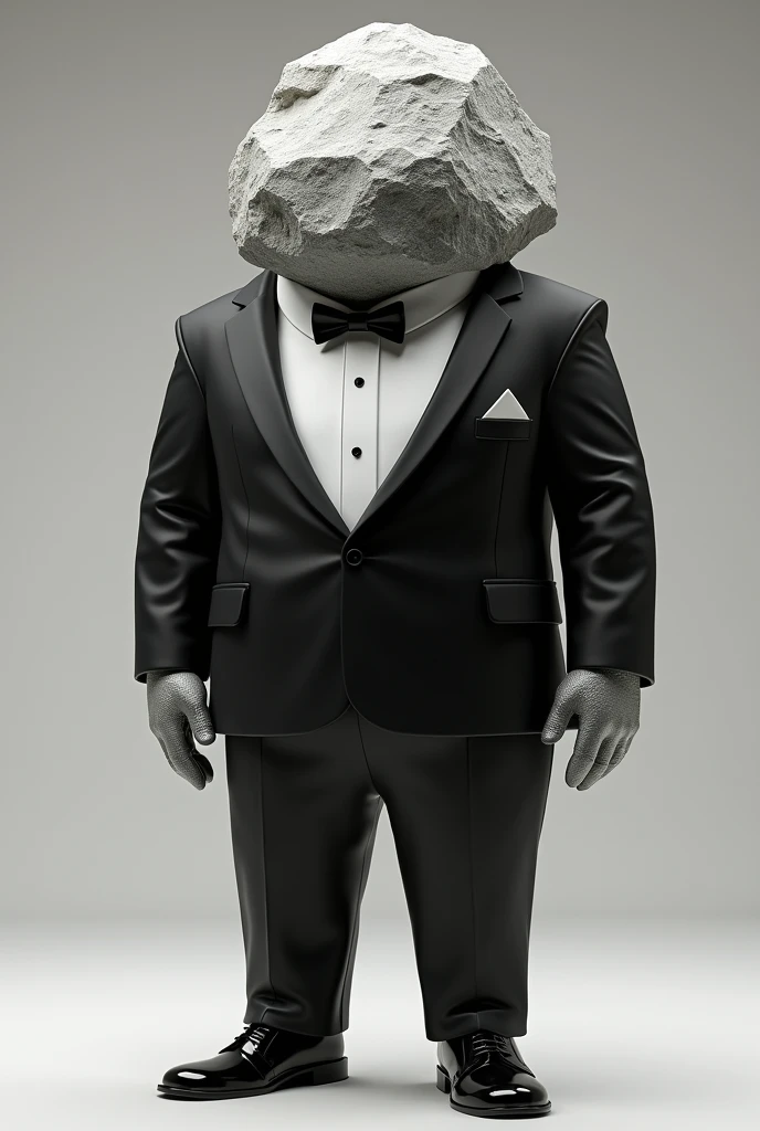 Rock in tuxedo