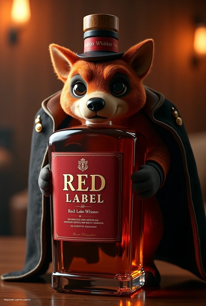 Red Label Whiskey Mascot


