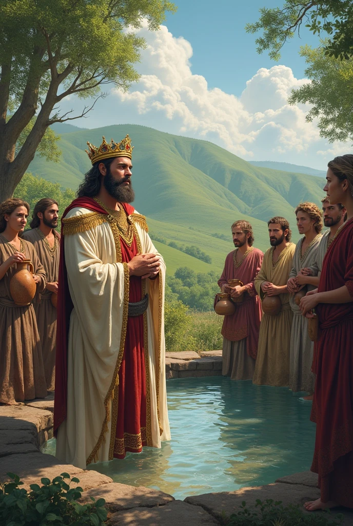 A king said to his subjects that tomorrow I will bathe in a pond, all of you pour milk in that pond