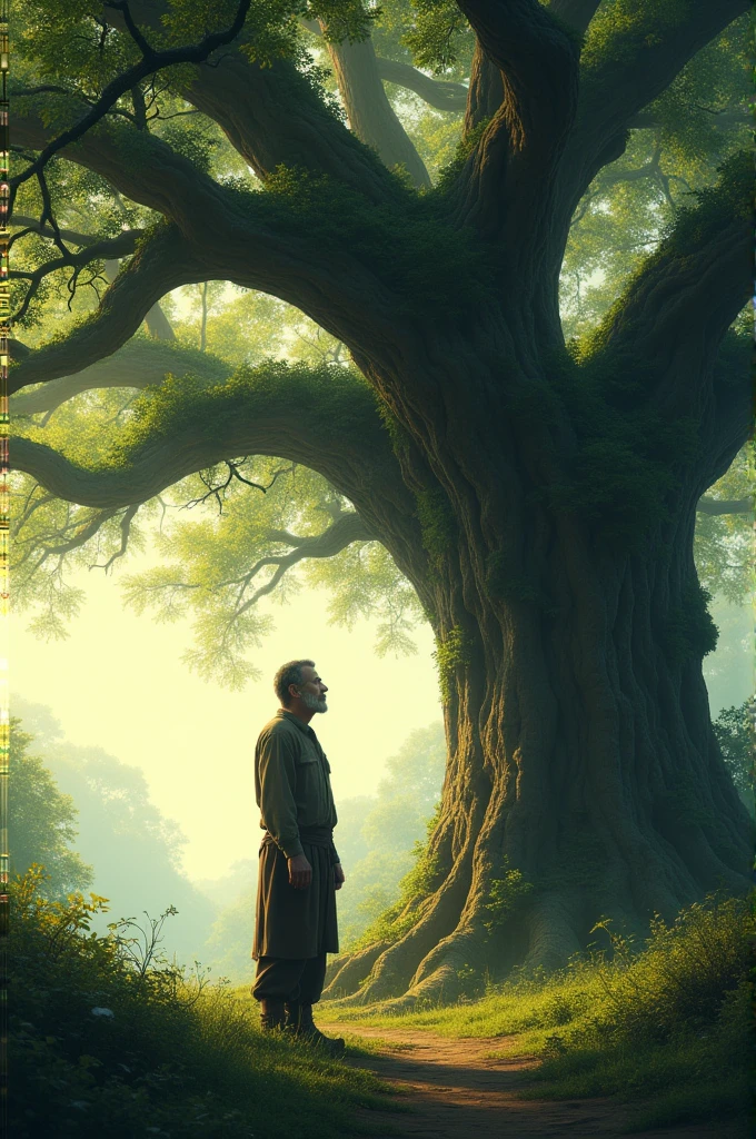 Man and tree 
