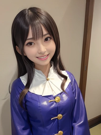 Japanese female, (underweight), (medium bust best quality:1.5), 30 years old, (cheerful grin:1.3),
That Time I Got Reincarnated as a Slime, Shion