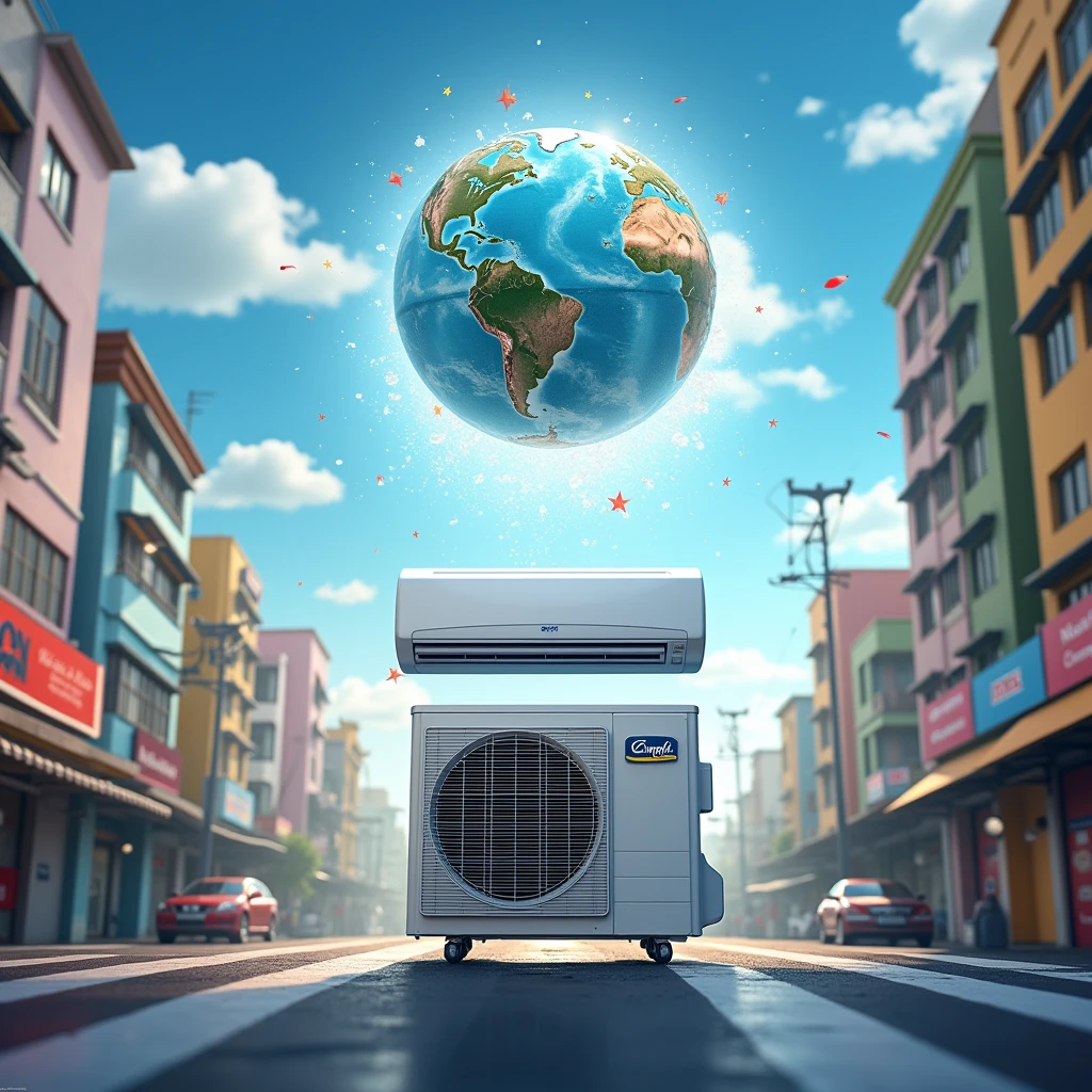 Comfri celebrates its 31st anniversary. need a post where air conditioning unit cools the world and include colombo or sri jayawardenapura kotte the capital of sri lanka