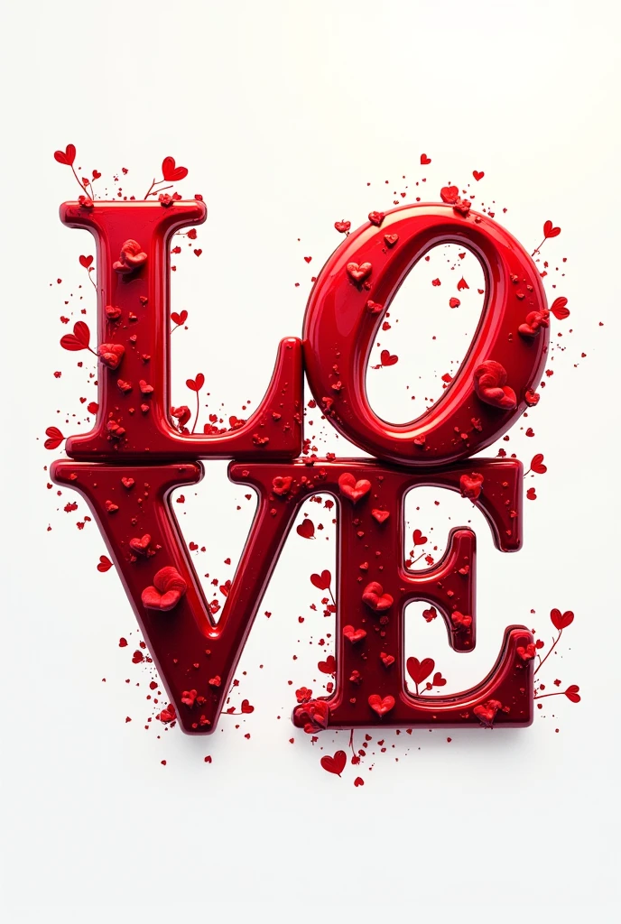 "Love" latter spelling style dinemic photo