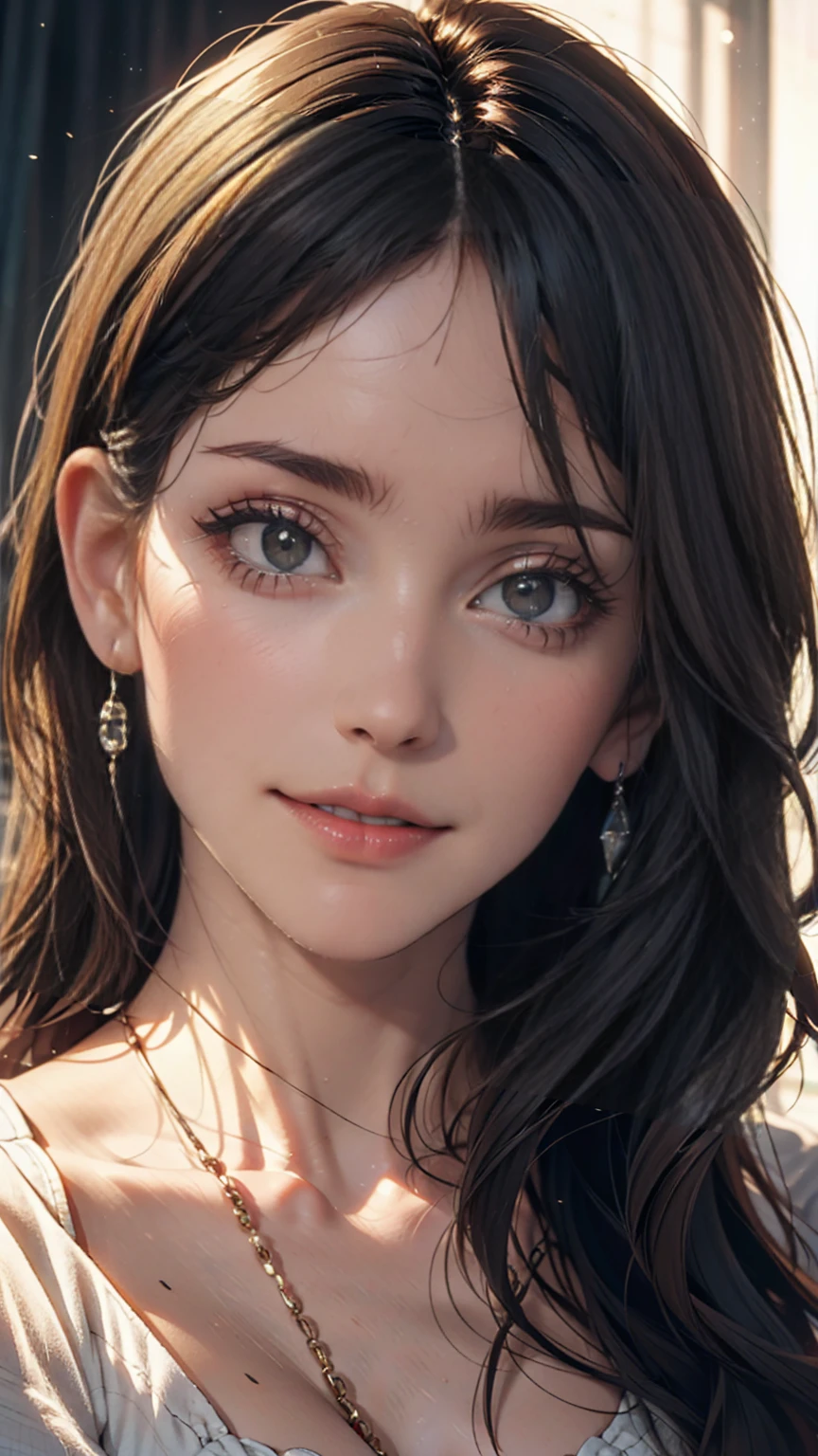 Close up of a young woman&#39;s face, Posing on a piece of paper with hand under chin, realistic old photographgraph, realistic old photograph, grainy damOutdated photos, On old paper, Outdated photos, old photograph, damOutdated photos, very old photograph, old photograph, Post-Grunge Portrait, Inspired by Anna Füssli, old photographgraphy, Looks like Ebru Sahin, Restore.