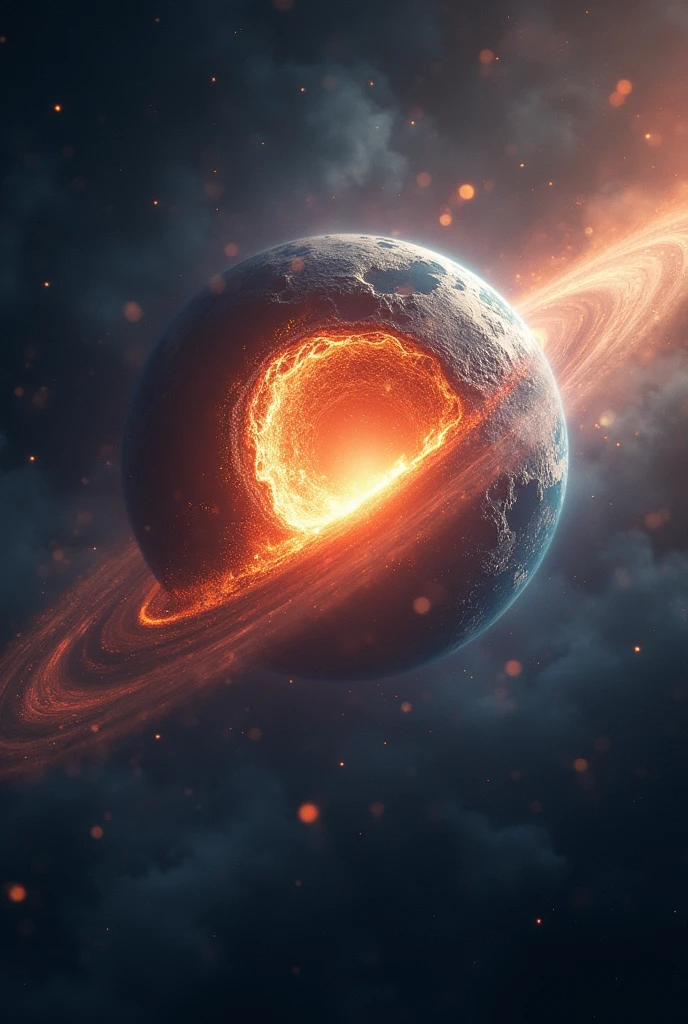 Crate a video on how was the earth born with explaining voice fir youTube short s