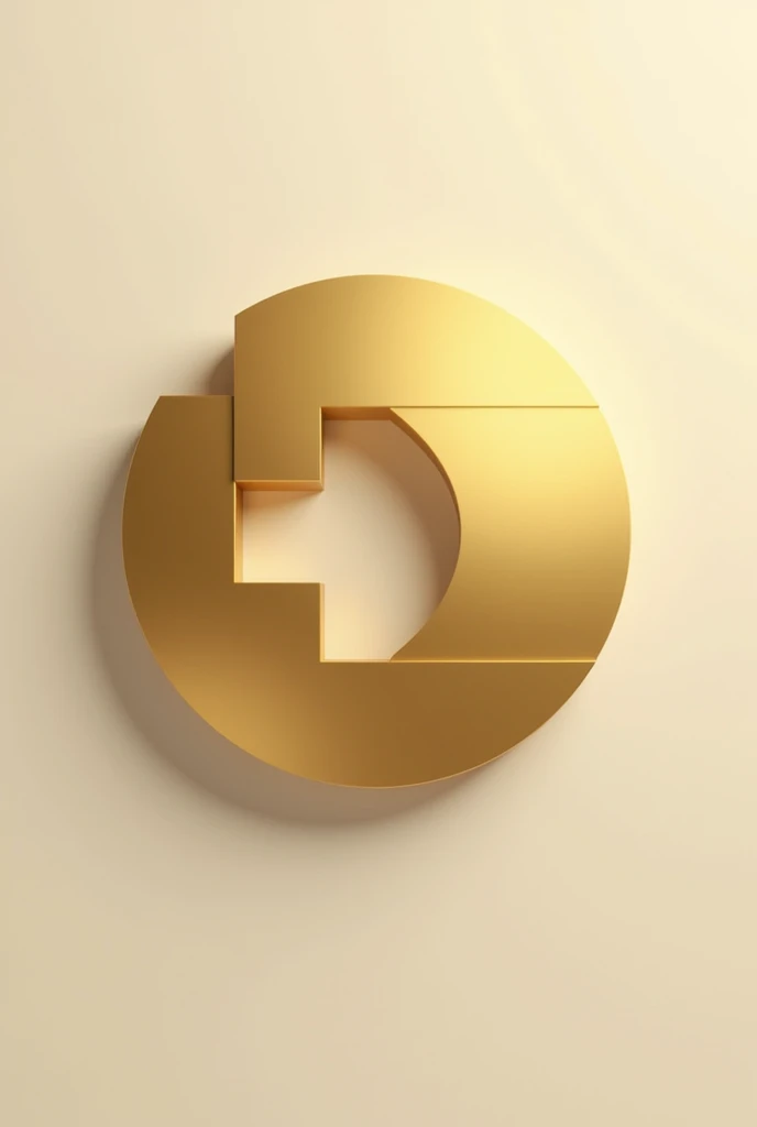 Create a gold color logo with
