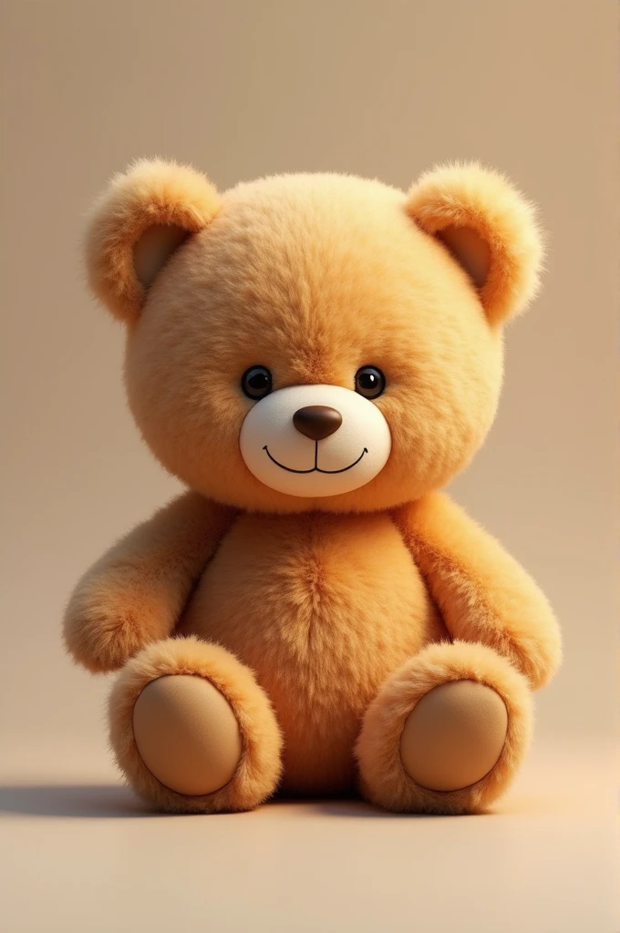 a teddy bear realistic pic size of 3:4