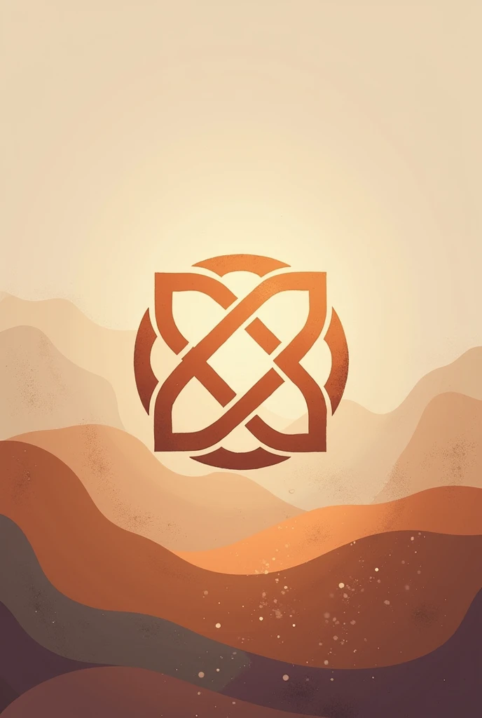 A logo of symbol of unity with a hint of coziness on it