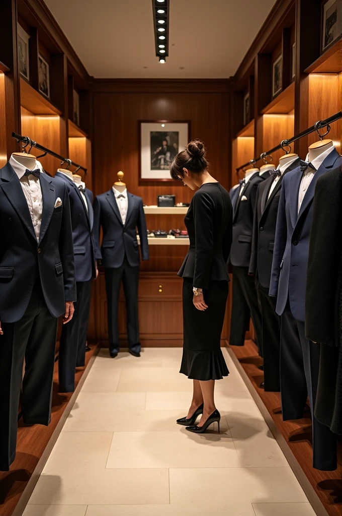 Formal wear boutique for gentlemen and ladies who are in economic class B