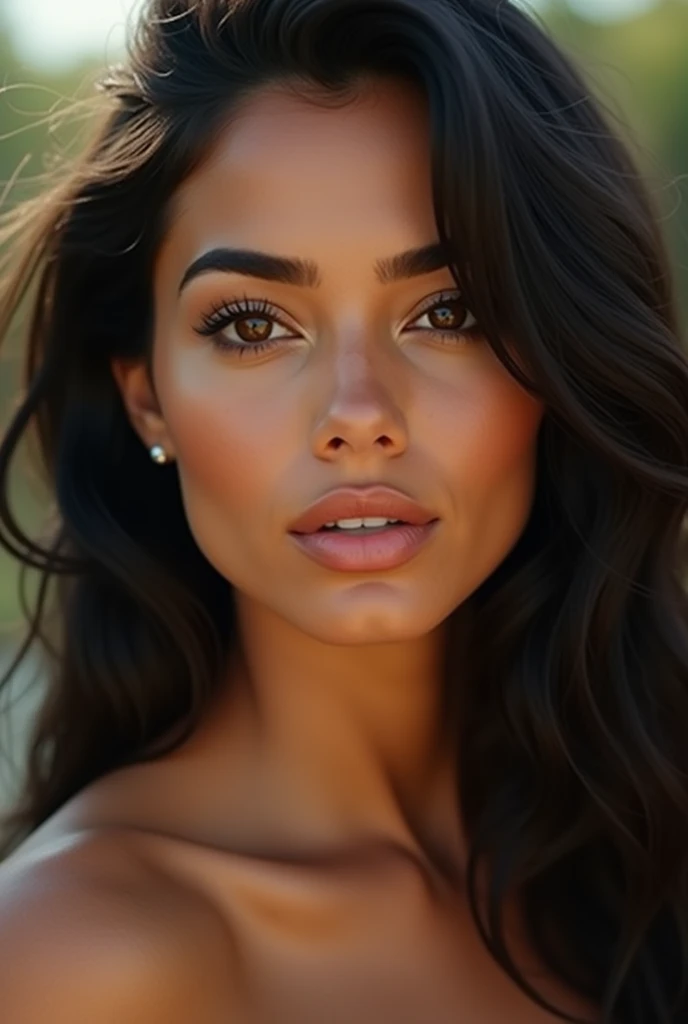 Pretty hyper realistic Latina girl