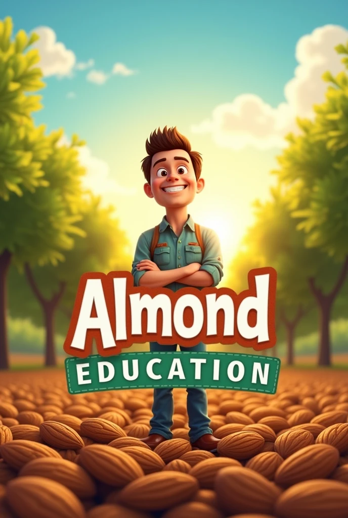 ALMOND EDUCATION YouTube channel banner in 1024*576