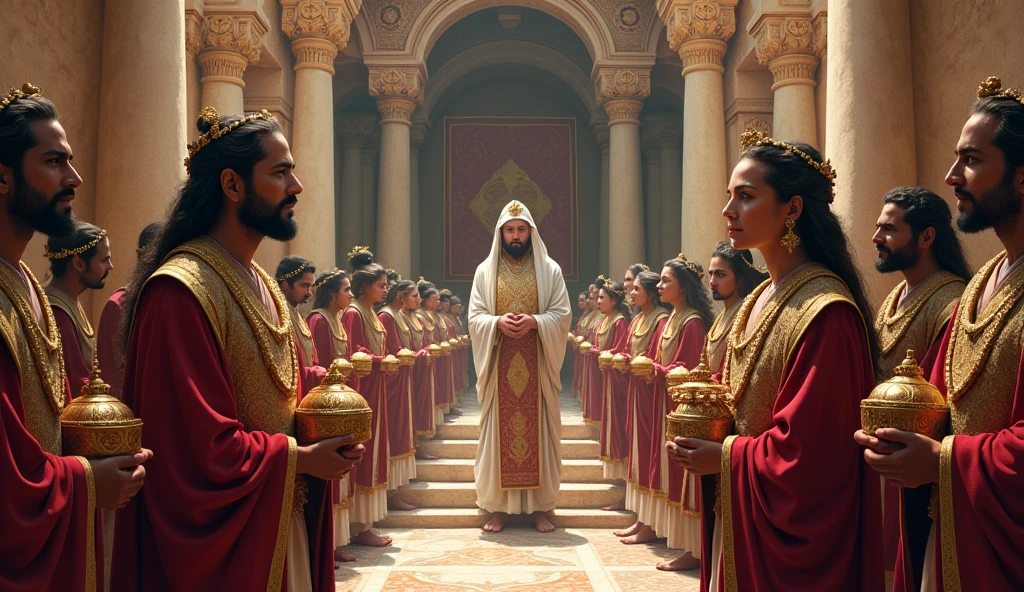 Et 2:19-23: "When the virgins were gathered together for the second time, Mordecai was sitting at the gate of the royal palace. But Esther, according to the order of Mordecai, had not revealed to anyone which family or people he belonged to, for she continued to obey his orders as when she was raised under his tutelage.. In those days, quando Mordecai was sitting at the gate of the royal palace, Bigtã and Teres, two of the king&#39;s officers guarding the entrance, revolted and conspired to take the life of King Xerxes. But Mordecai learned of this and revealed the plan to Queen Esther.. And she told everything to the king in the name of Mordecai.. After investigating the information and discovering that it was true, both were hanged. All this was recorded in the book of chronicles, before the king."