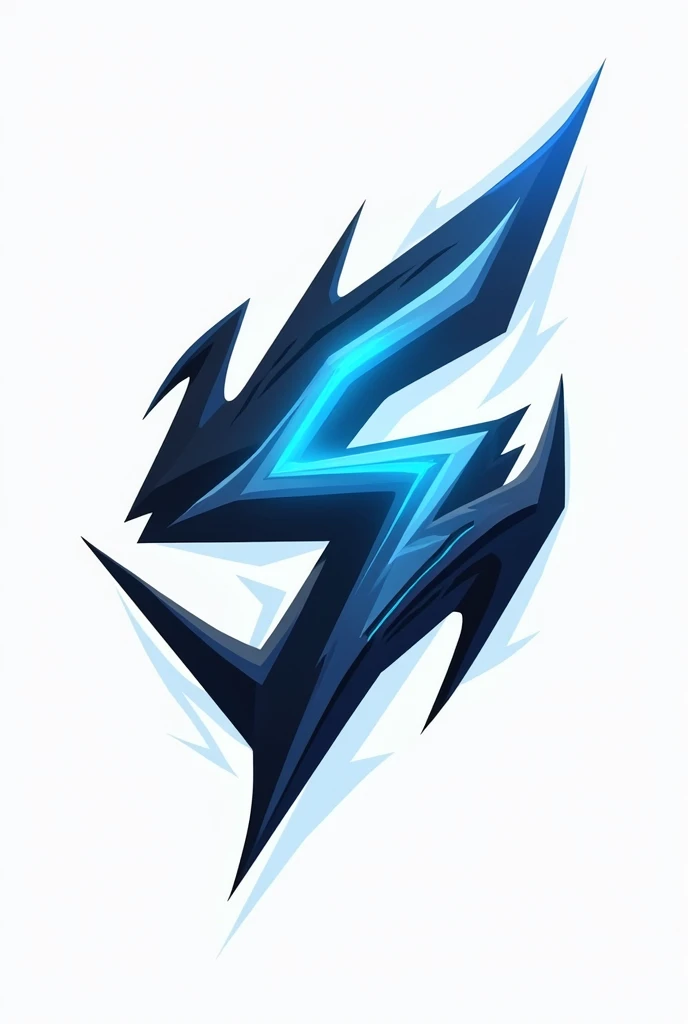 "Create an eSports logo centered around the letter 'S'. The design should be modern and edgy, with a sense of motion and power. Incorporate sharp, angular lines and dynamic shapes to give it an aggressive look. Use a color palette of sky blue and black to make the logo visually striking and energetic. The letter 'S' should be uniquely stylized to represent a competitive and futuristic feel, perfect for a gaming team. Keep the background minimal to highlight the logo's bold design."