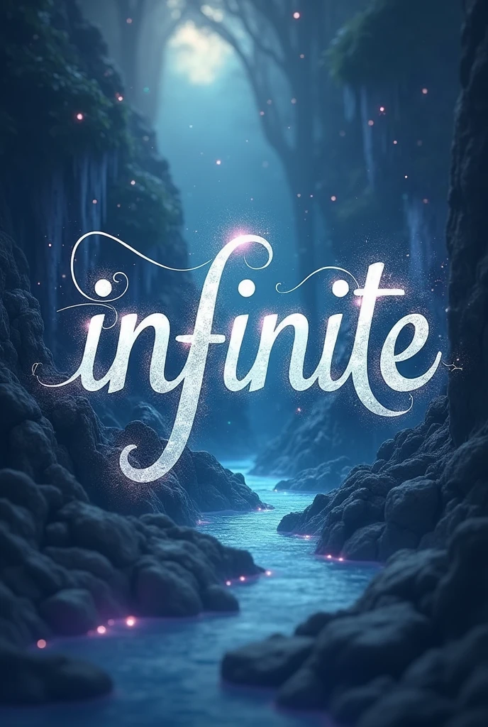 Write world " infinite " in a beautiful fonts