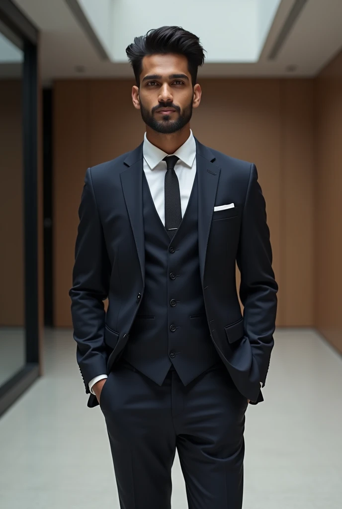 a indian young men in suit