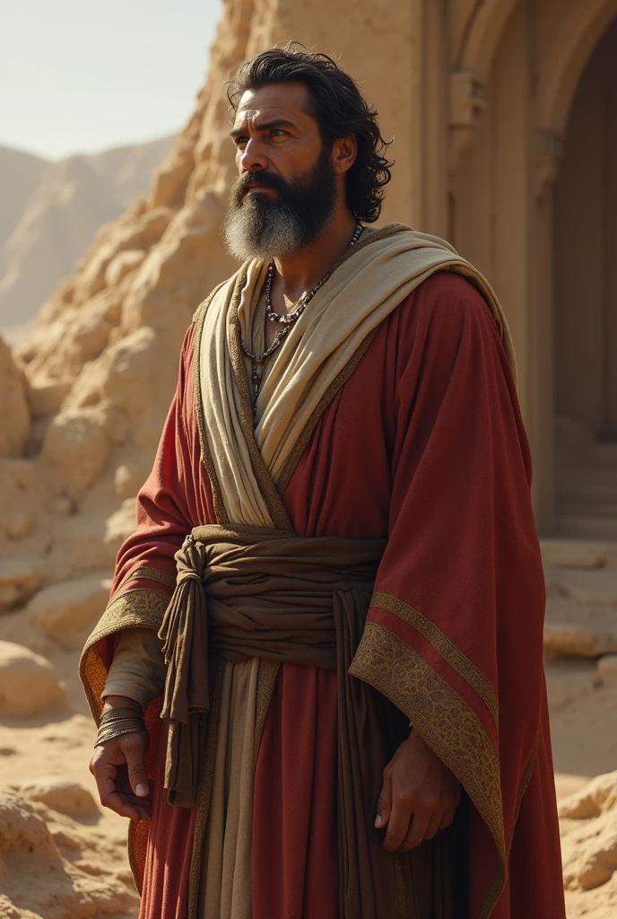 Biblical character Dan adult with appearance 3 and age