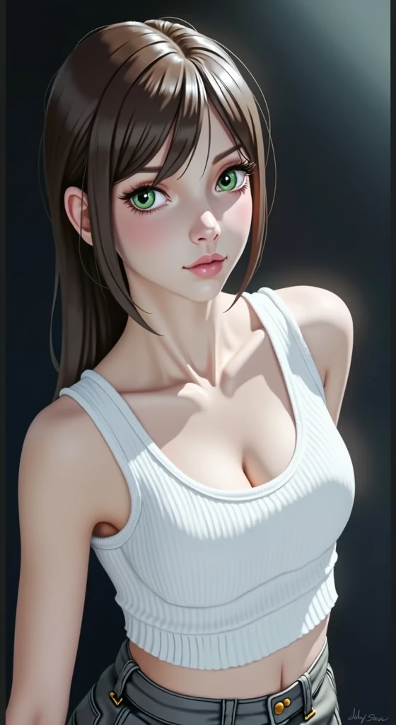 1 girl, dark skin, shy, cute, realistic, photorealistic, (8k, RAW photo, best quality, masterpiece:1.2), (realistic, photo-realistic:1.37) ultra-detailed, vivid colors, studio lighting