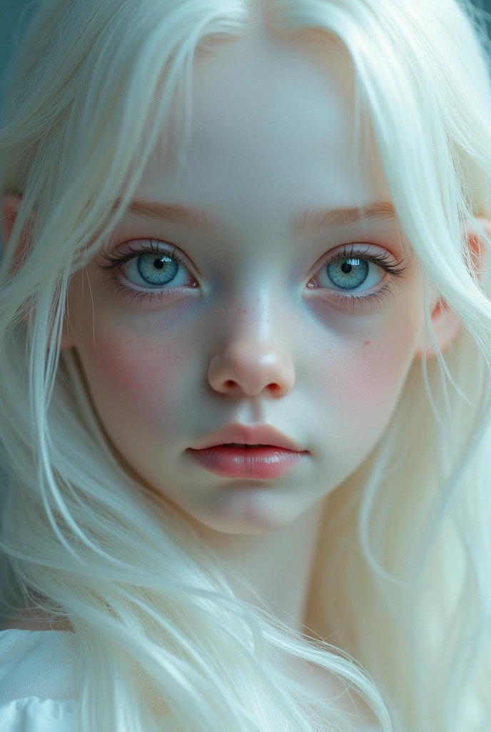 Albino girl