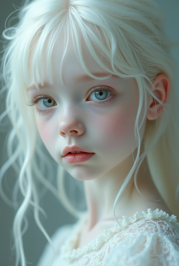 Albino girl