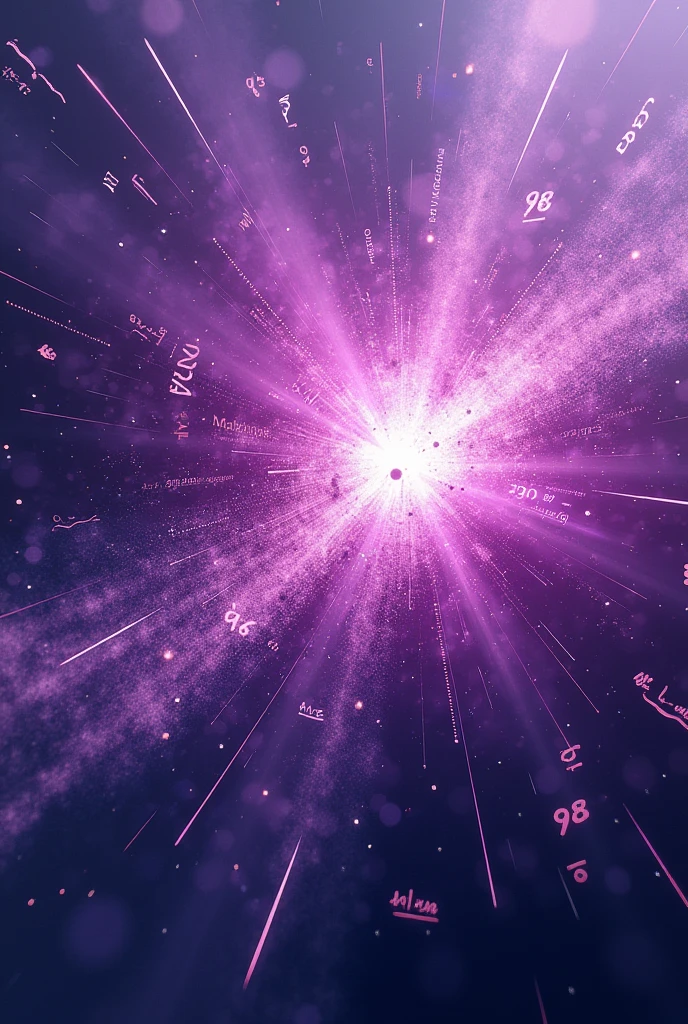 math numbers equations stuff background with purple explosion



