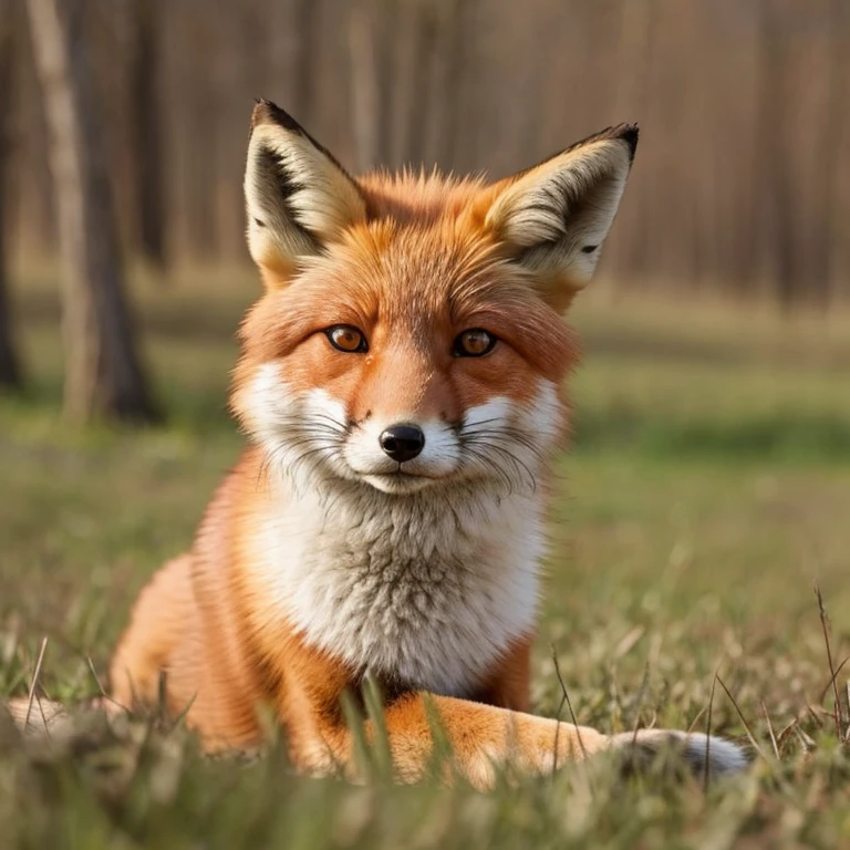 create a simple image of a fox in pelatina