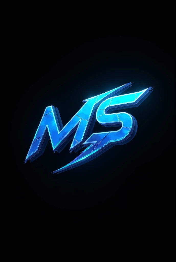 "I am looking for an eSports-style logo that prominently features the letters 'MS'. The logo should have a modern, high-energy aesthetic typical of eSports brands, with a strong and dynamic appearance. Please use a combination of sky blue and black in the design. The sky blue should be vibrant and eye-catching, while the black should provide a sleek, contrasting background. The overall design should include sharp lines, bold shapes, and possibly some futuristic elements to convey a sense of speed and competition. The logo should be versatile for use on various platforms, including digital and print media."