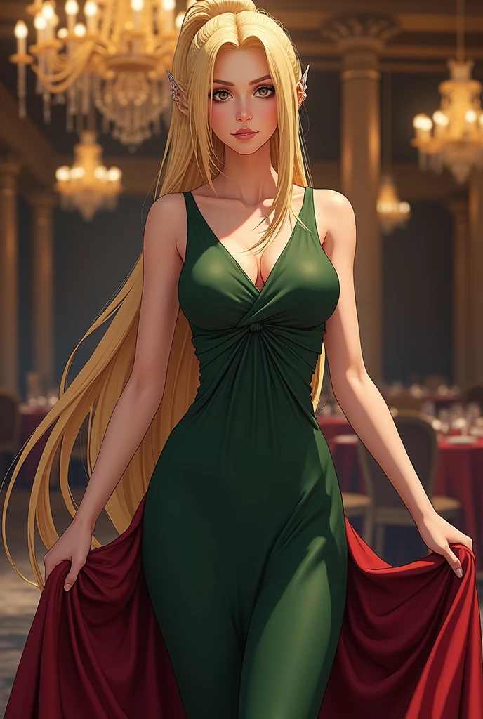 Lady Tsunade in party dress