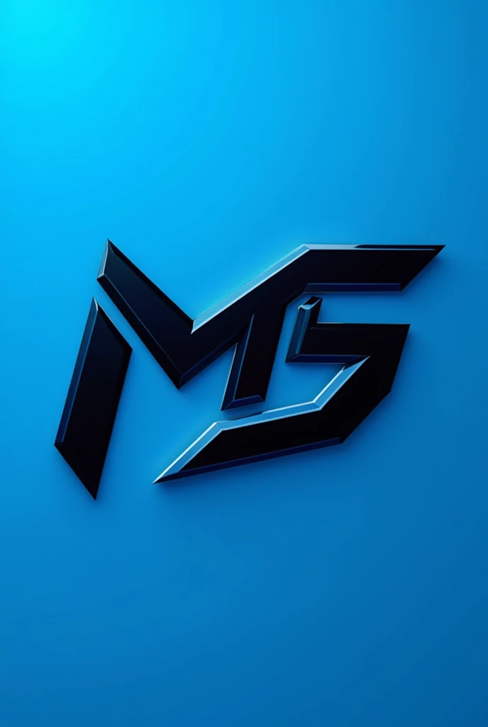 I need an eSports logo featuring the letters 'MS' with a cutting-edge, competitive design. The color scheme should be a vibrant sky blue paired with bold black for strong contrast. The logo should have a modern, aggressive look, incorporating sleek lines and sharp angles to convey energy and precision. Consider adding subtle gradients or highlights to enhance the futuristic feel. The design should be versatile and scalable, ensuring it looks impressive across different mediums like digital screens, merchandise, and print materials."