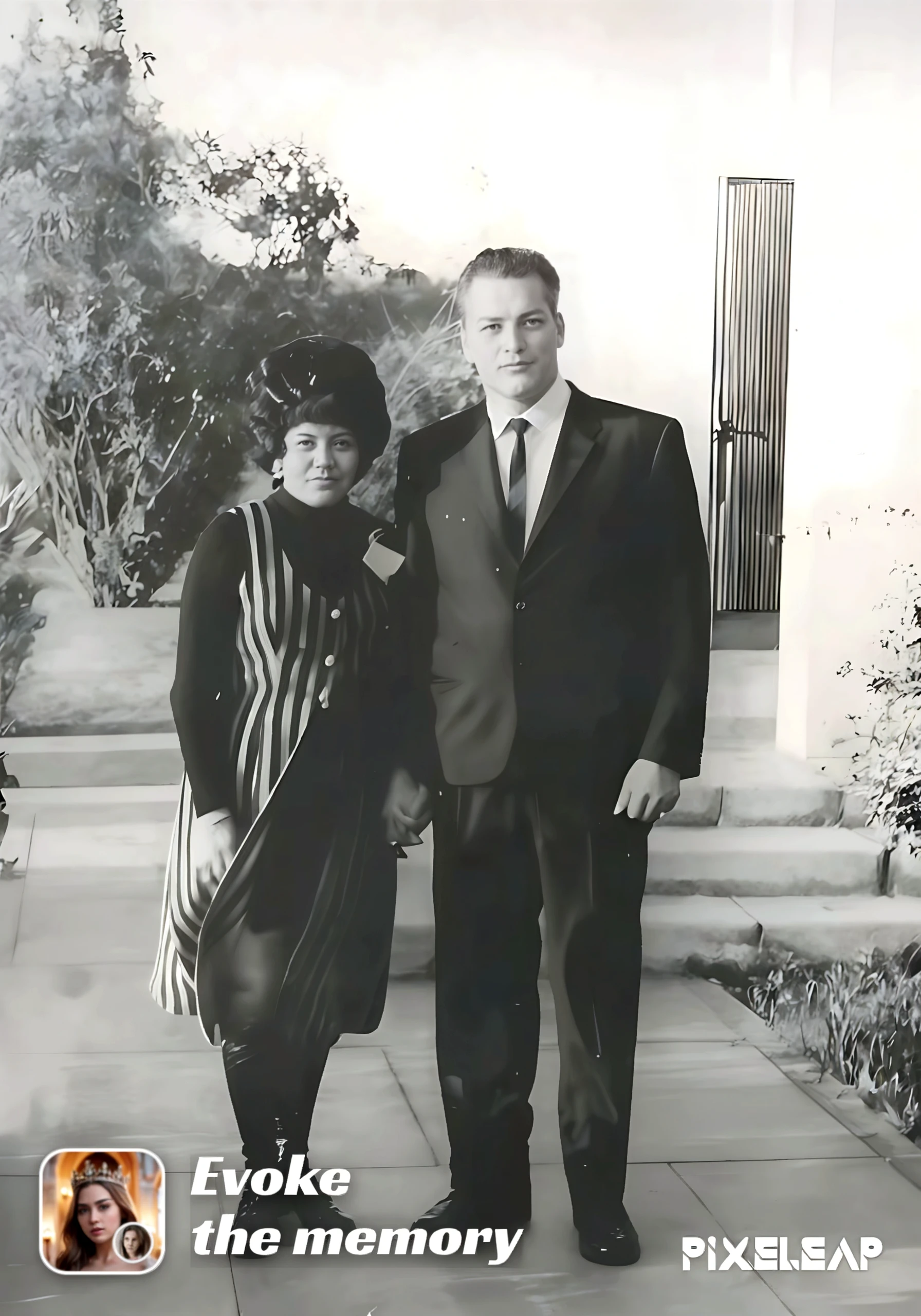 The domineering president and his beautiful wife