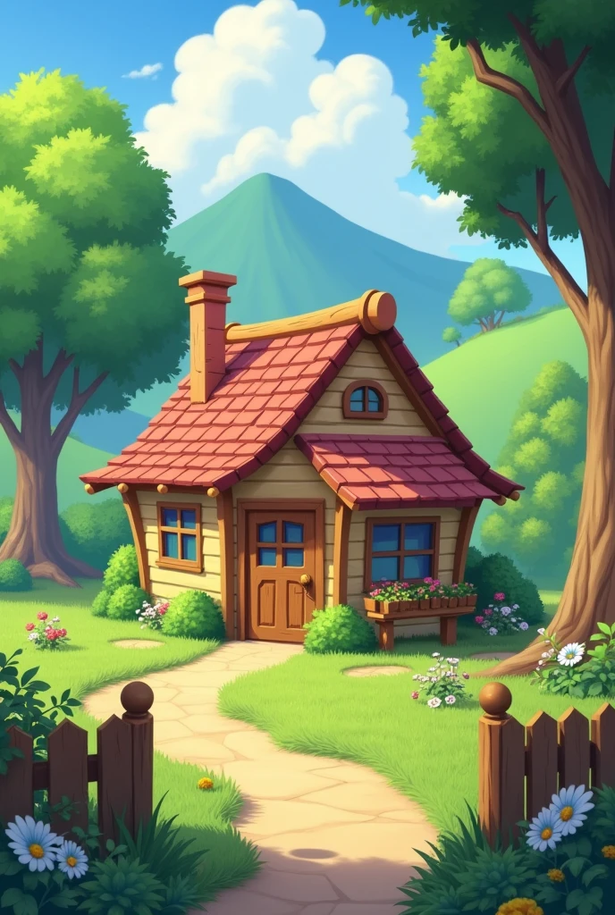 Little house with a outside