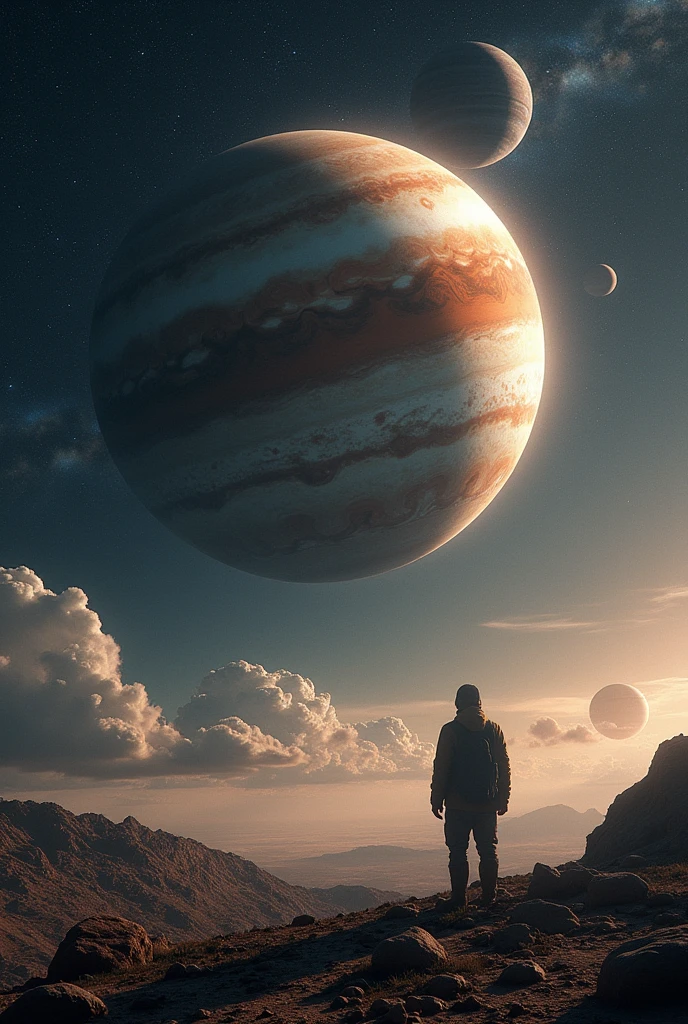 Better quality photography ((masterpiece))
Jupiter, falling to the ground, that can be seen from afar