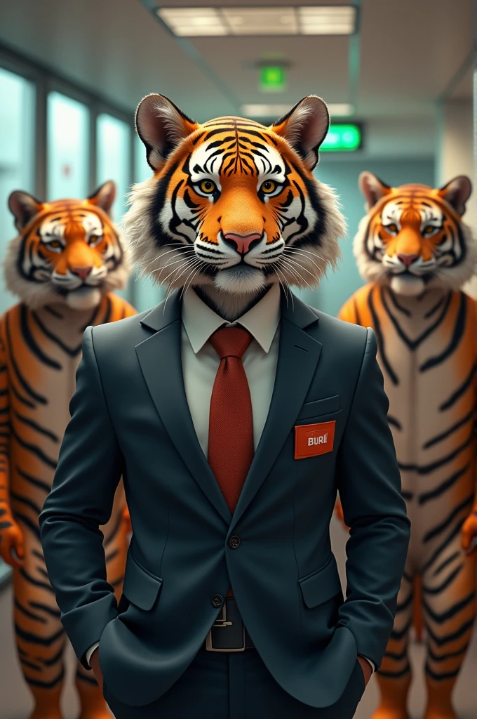 On the day of the interview, Rohan prepared well and arrived at the Zomato office, which was filled with other humanoid tigers."