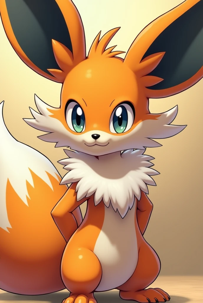 Braixen Pokémon with big breasts naked