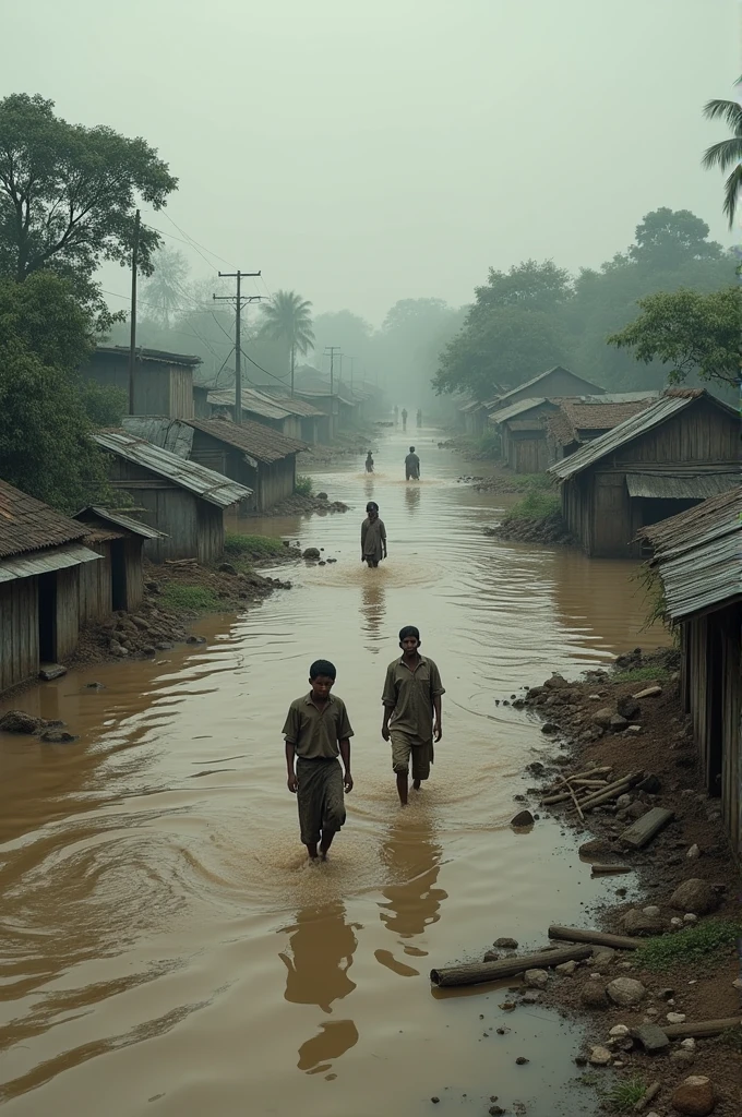 Bangladesh affected by flood