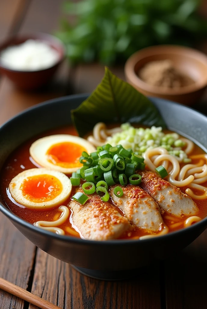 Chicken Ramen Handmade photograph