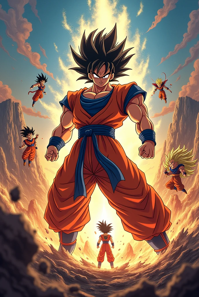 Dragon ball fanfic novel cover illustration