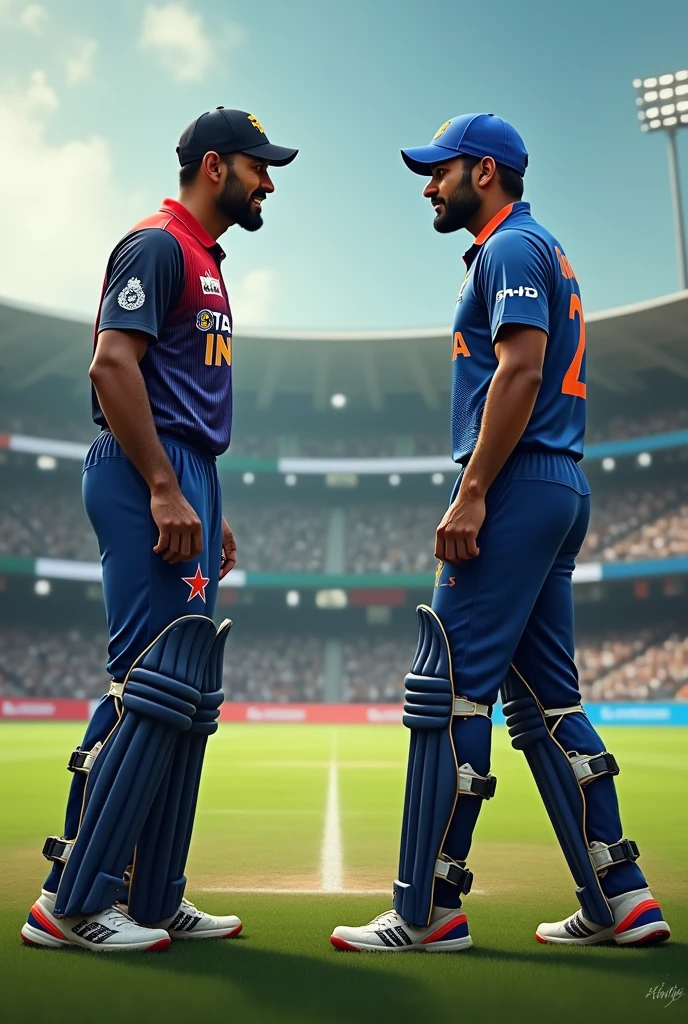 Dhoni fight with Gautam Gambhir 
