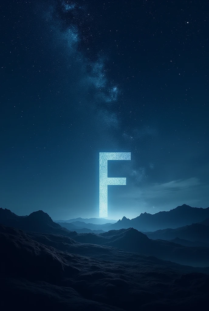 Better quality photography ((masterpiece)) ((photorealism))
Observed the sky and the stars, In the distance you can see the bright letter F