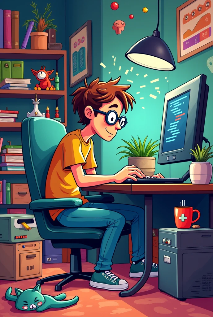 Developer cartoon
