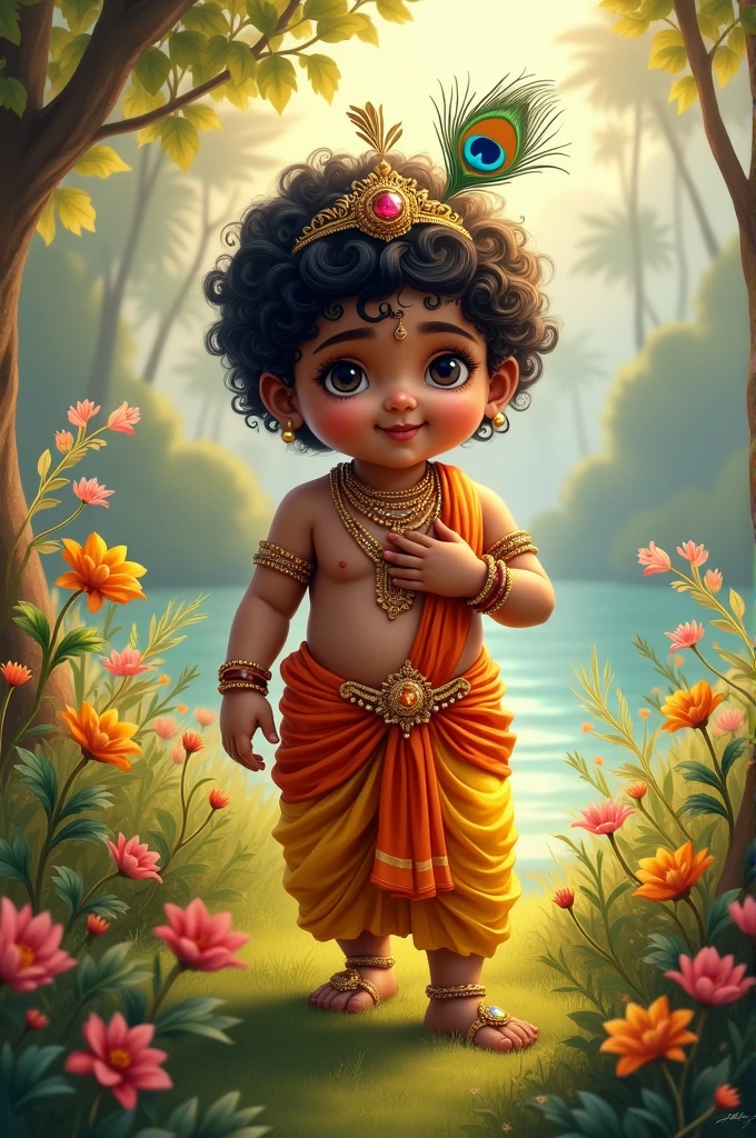 Create little krishna