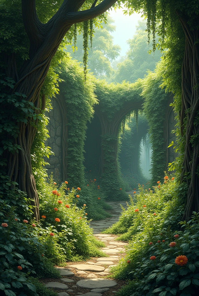 pictures of overgrown garden
