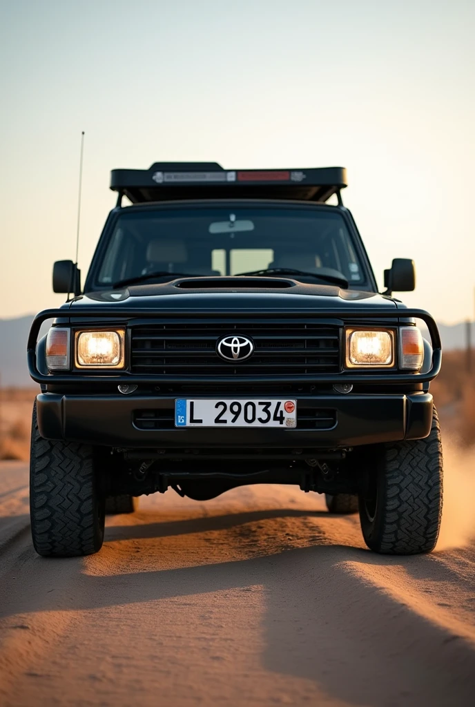 Landcruiser with L 29034 NUMBER PLATE