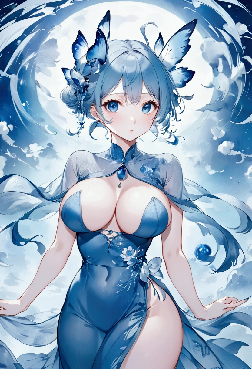 (masterpiece, Highest quality: 1.2),1. a, Beautiful Eyes,, ((Hata))Natural Breasts(8k)(High resolution)((Highest quality)), ((Surrealism))