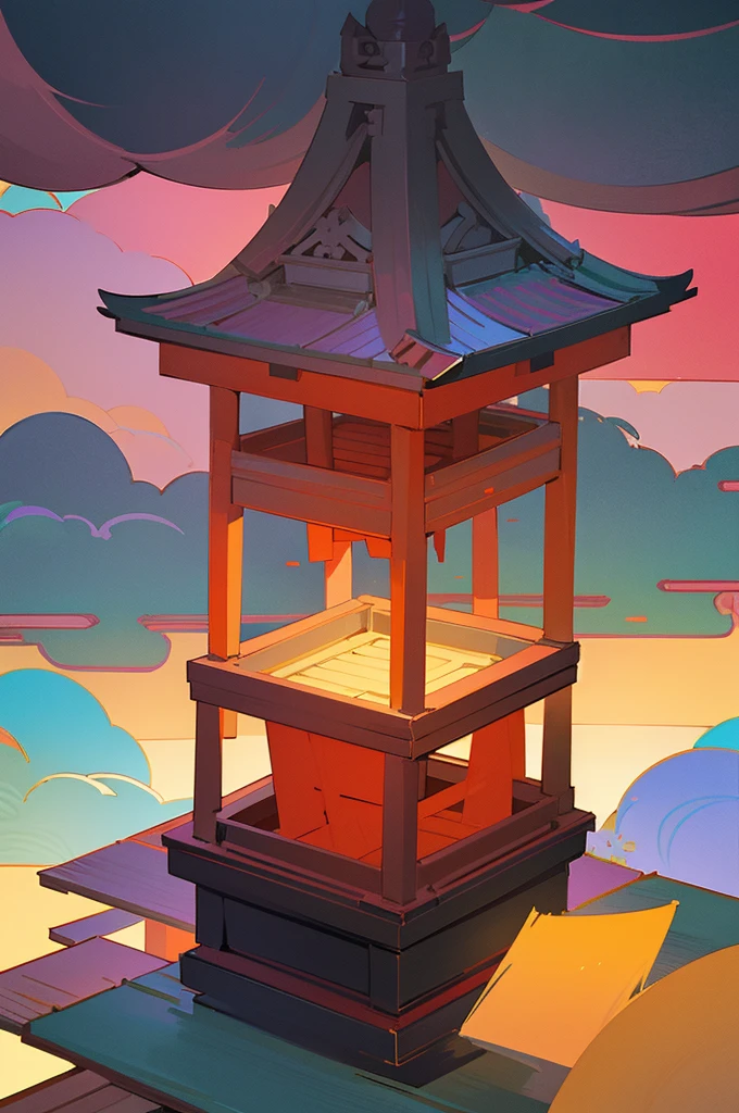 Please draw a beautiful Japanese festival scene in line art style.。The background is colorful squares and shrines.、Many people々Please describe how they are enjoying the festival with a smile.。
