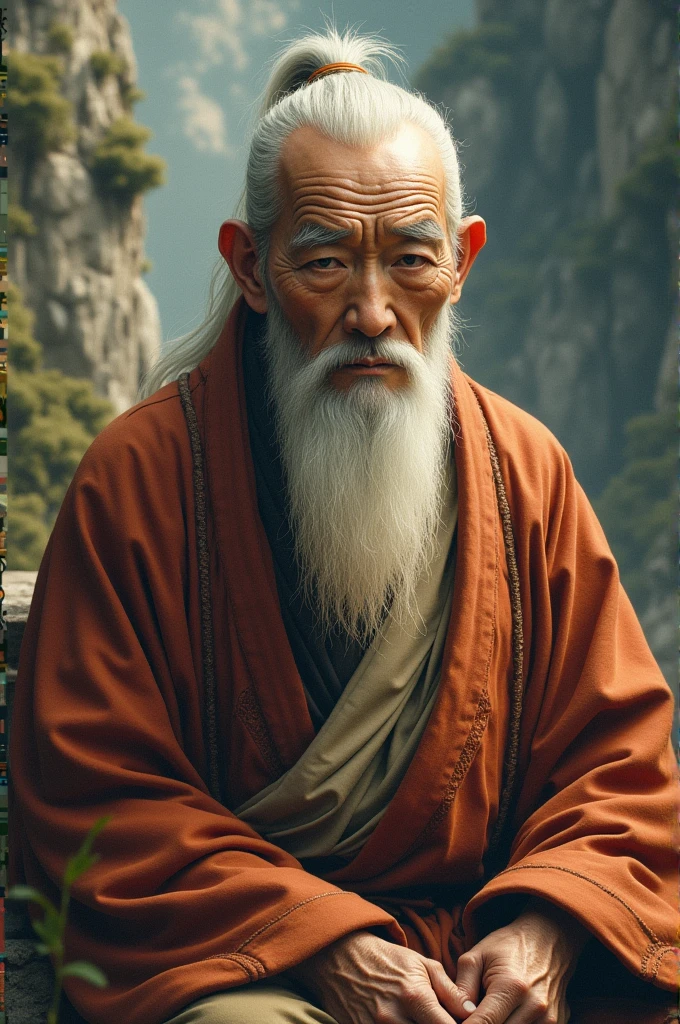Chinese old monk