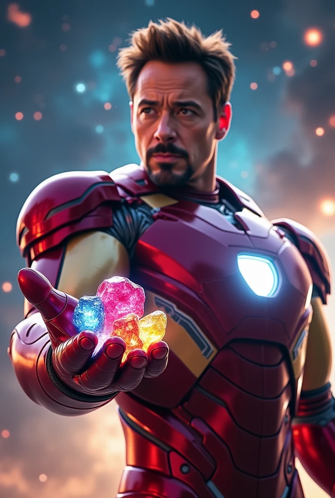 Rdj holding infinity stones
