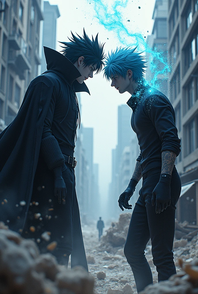 Genera a Tomura Shigaraki and the hero